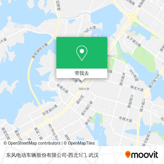 东风电动车辆股份有限公司-西北1门地图