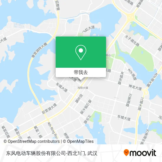 东风电动车辆股份有限公司-西北1门地图