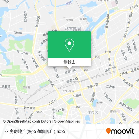 亿房房地产(杨汊湖旗舰店)地图