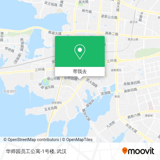 华师园员工公寓-1号楼地图