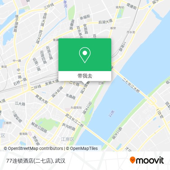 77连锁酒店(二七店)地图