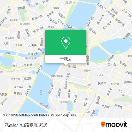 武昌区中山路粮店地图