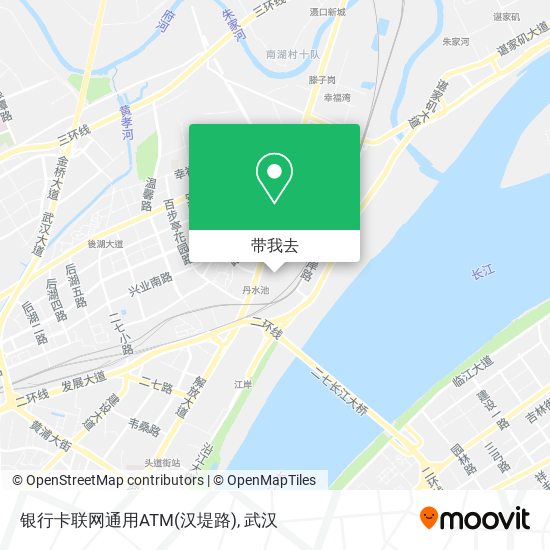 银行卡联网通用ATM(汉堤路)地图