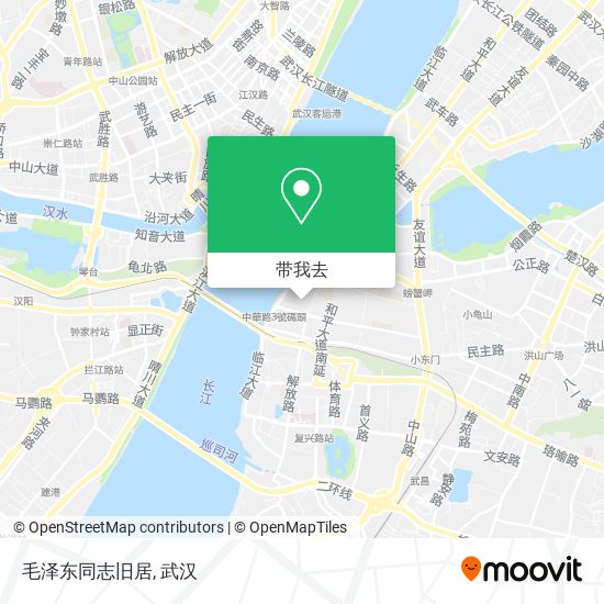毛泽东同志旧居地图