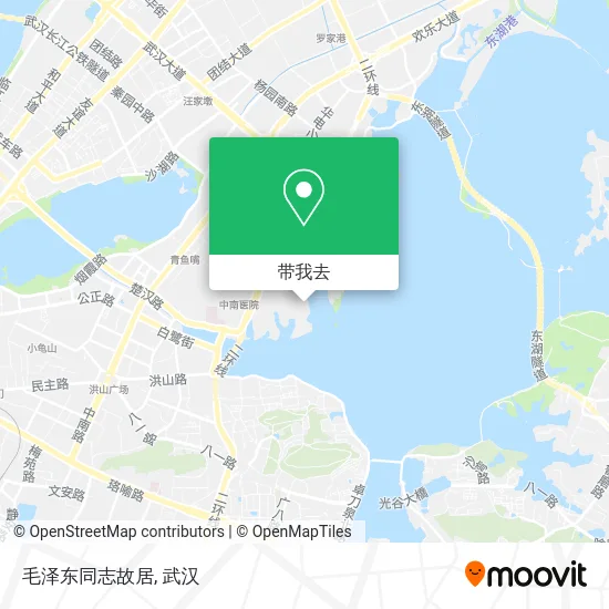 毛泽东同志故居地图