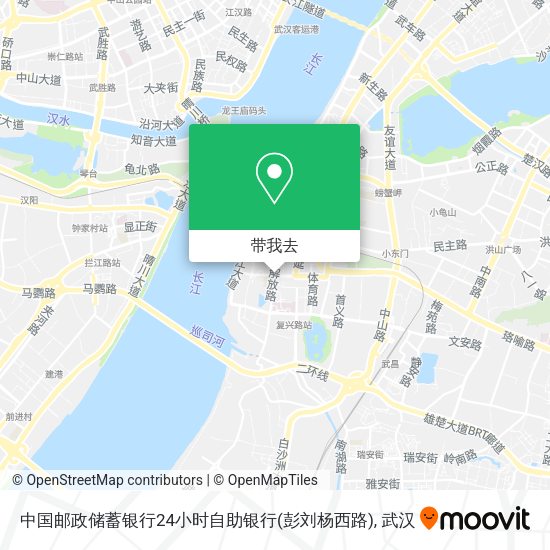 中国邮政储蓄银行24小时自助银行(彭刘杨西路)地图