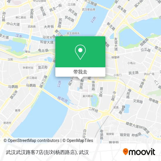 武汉武汉路客7店(彭刘杨西路店)地图