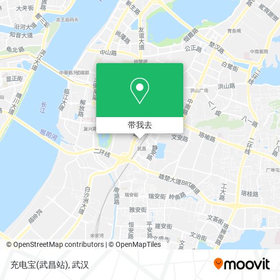 充电宝(武昌站)地图