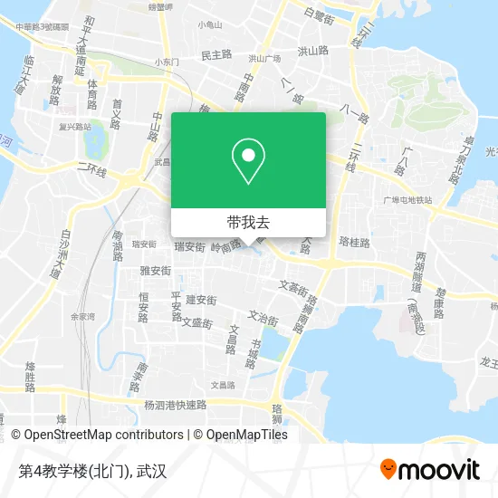 第4教学楼(北门)地图