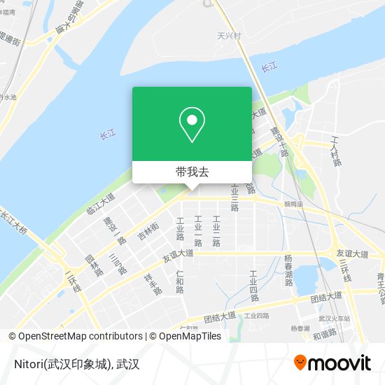 Nitori(武汉印象城)地图