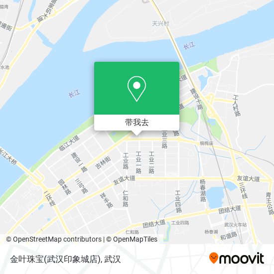 金叶珠宝(武汉印象城店)地图