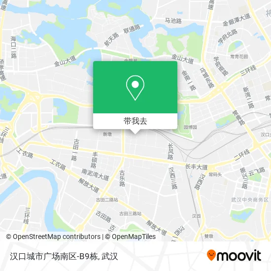 汉口城市广场南区-B9栋地图