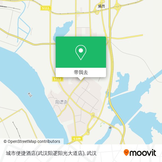 城市便捷酒店(武汉阳逻阳光大道店)地图