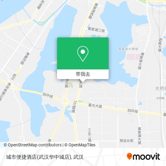 城市便捷酒店(武汉华中城店)地图