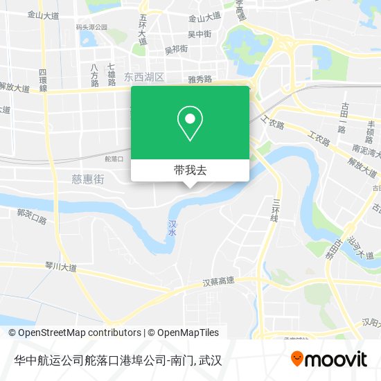 华中航运公司舵落口港埠公司-南门地图
