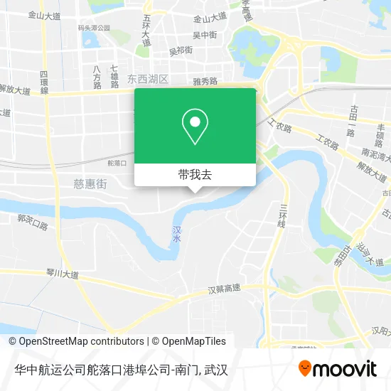 华中航运公司舵落口港埠公司-南门地图