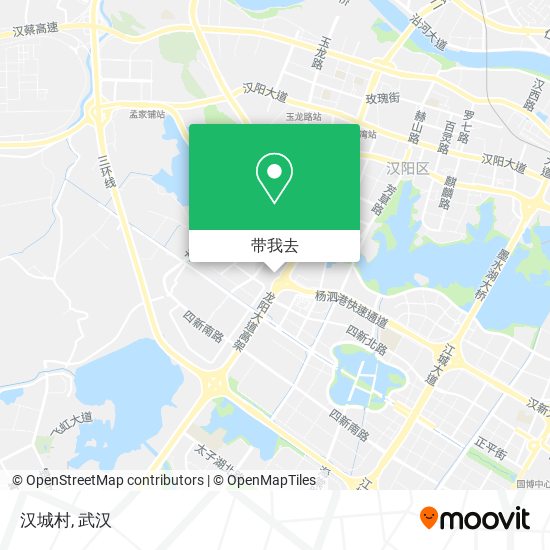 汉城村地图