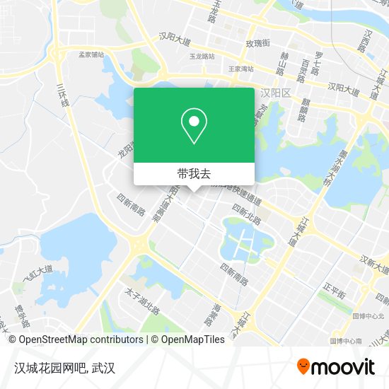 汉城花园网吧地图