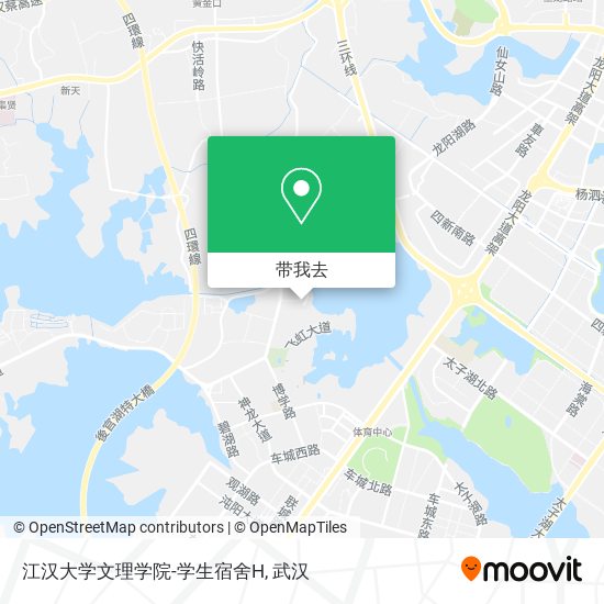 江汉大学文理学院-学生宿舍H地图
