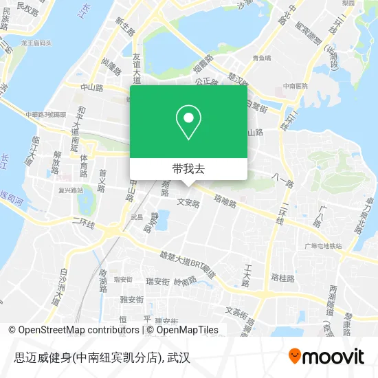 思迈威健身(中南纽宾凯分店)地图