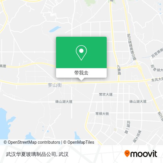武汉华夏玻璃制品公司地图