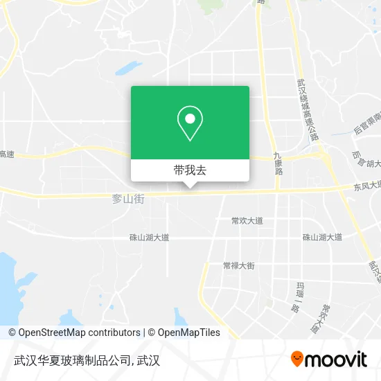 武汉华夏玻璃制品公司地图
