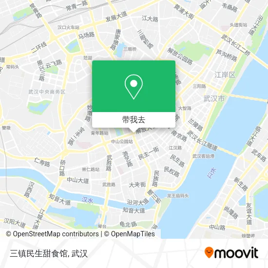 三镇民生甜食馆地图