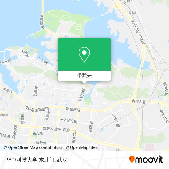 华中科技大学-东北门地图