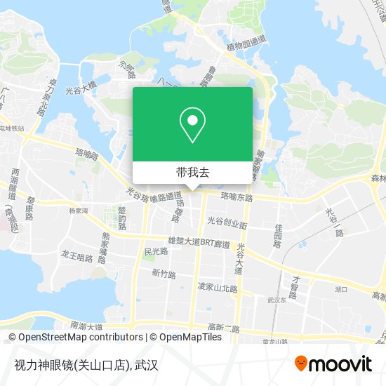 视力神眼镜(关山口店)地图