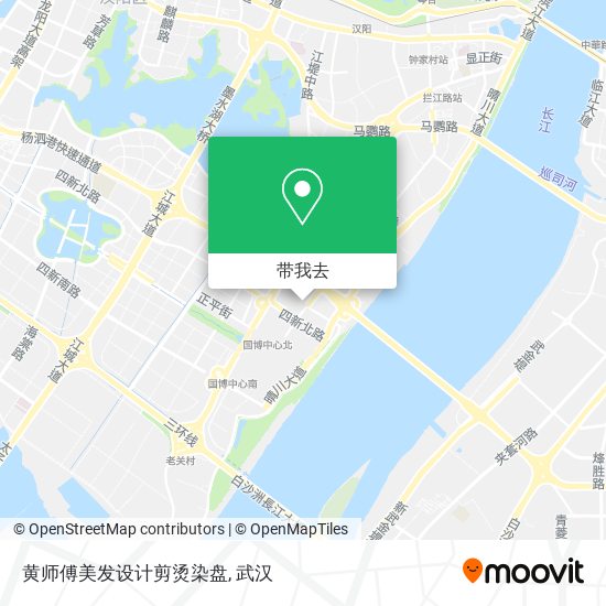 黄师傅美发设计剪烫染盘地图