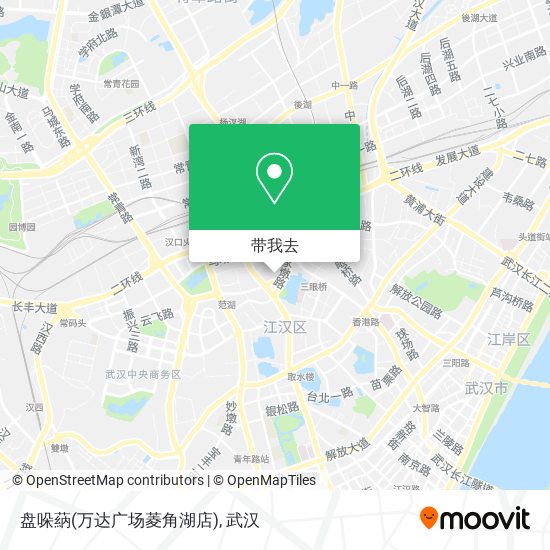 盘哚蒳(万达广场菱角湖店)地图