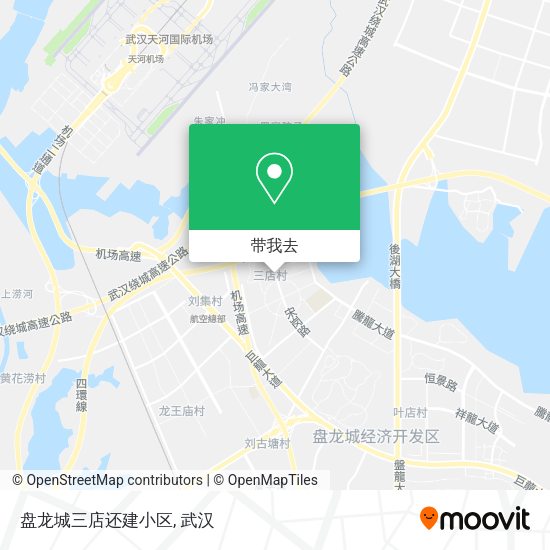 盘龙城三店还建小区地图
