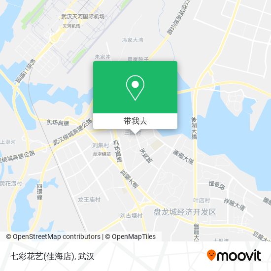 七彩花艺(佳海店)地图