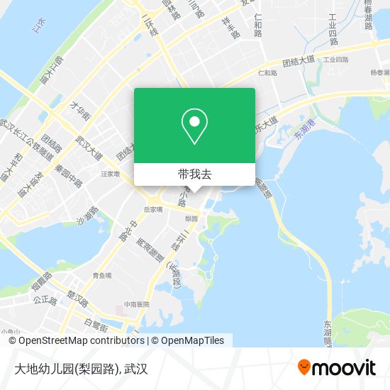 大地幼儿园(梨园路)地图