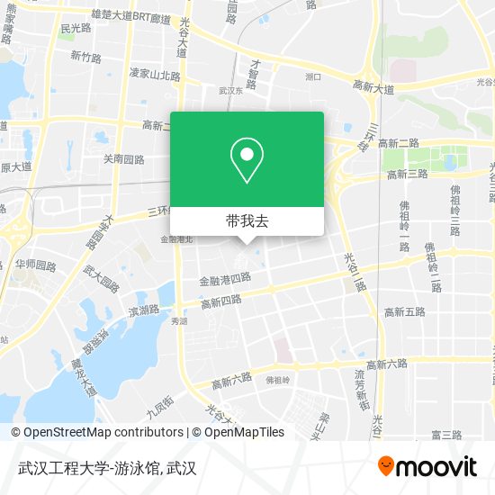 武汉工程大学-游泳馆地图