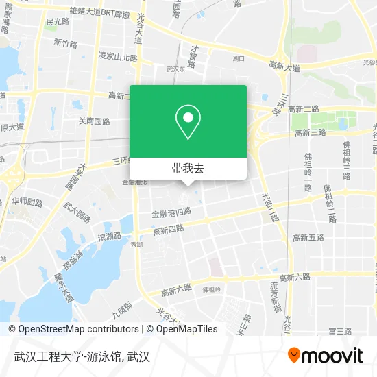 武汉工程大学-游泳馆地图