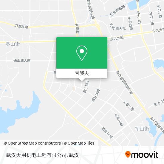 武汉大用机电工程有限公司地图