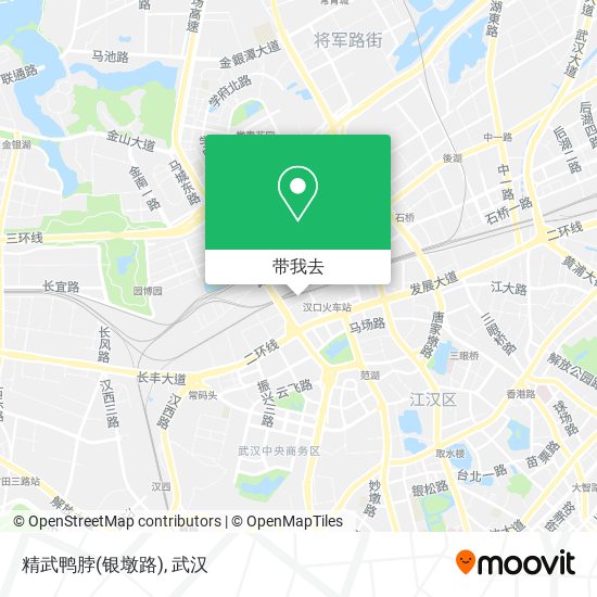 精武鸭脖(银墩路)地图