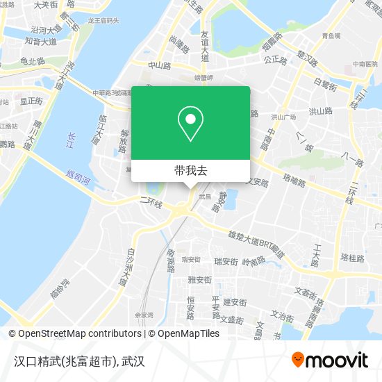 汉口精武(兆富超市)地图