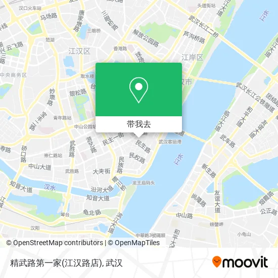 精武路第一家(江汉路店)地图