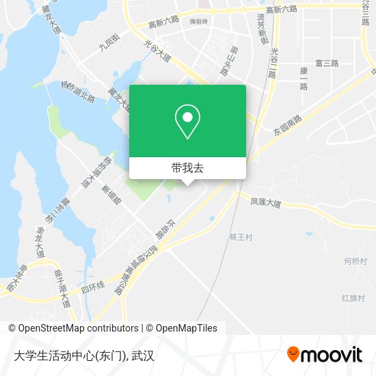 大学生活动中心(东门)地图
