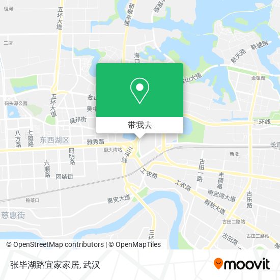 张毕湖路宜家家居地图