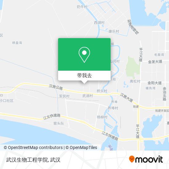 武汉生物工程学院地图