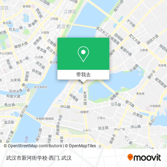 武汉市新河街学校-西门地图