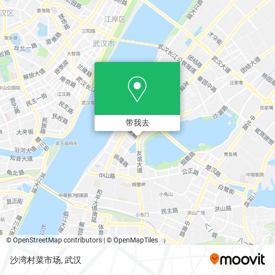 沙湾村菜市场地图