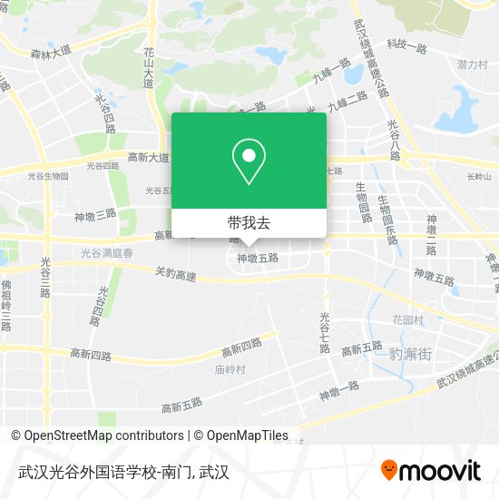 武汉光谷外国语学校-南门地图