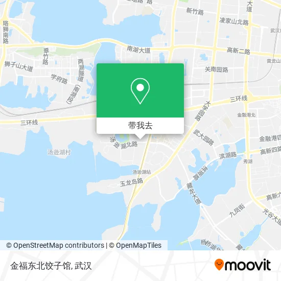 金福东北饺子馆地图