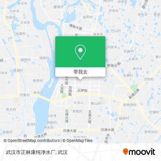 武汉市正林康纯净水厂地图