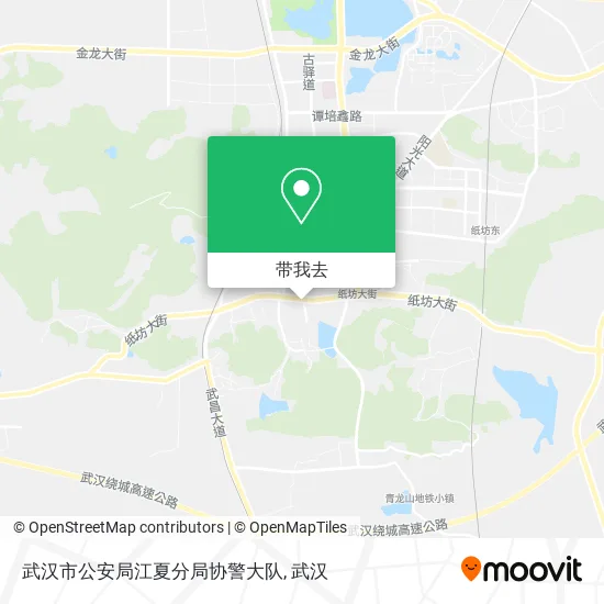 武汉市公安局江夏分局协警大队地图