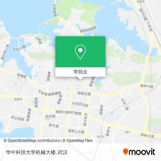 华中科技大学机械大楼地图